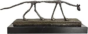 Bronze Abstract Cat Statue by Giacometti Famous Sculpture Replica Home Decor 14.5" L