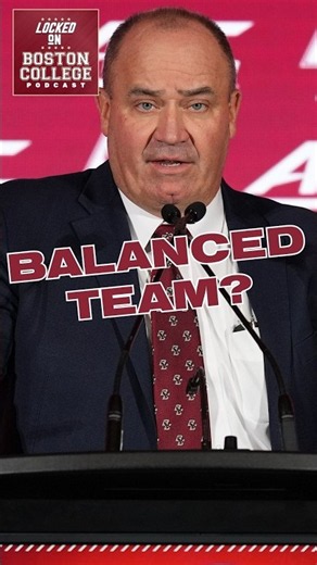 Boston College will be a BALANCED team this season #bostoncollegefootball