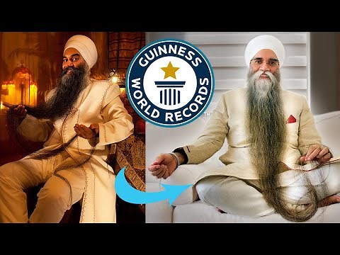 Remeasuring The World's Longest Beard - Guinness World Records