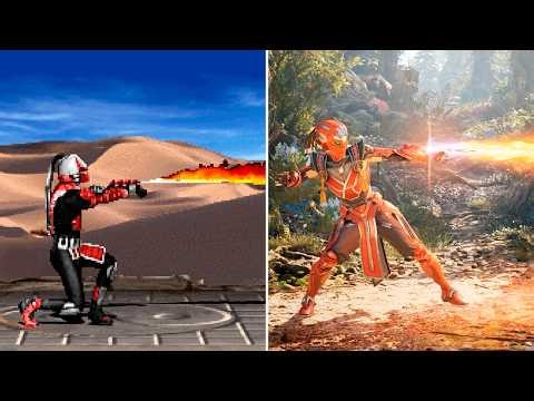 Sektor Flame Thrower Evolution 1995–2026 | Every Mortal Kombat Game