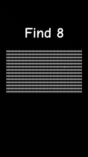 Find 8 #find #quiz