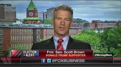 98K views · 5.8K reactions | Former Massachusetts Senator Scott Brown has a message to Paul Ryan and the GOP establishment: "It's not about you. It's not about Donald J. Trump. It's about the millions of voters who have come out of the woodwork who have made their position and will known. If we don't get behind our nominee, Hillary Clinton will be president." | Fox Business | Facebook