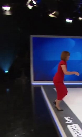 Kay Burley's Stunning Red Midi Dress Highlights