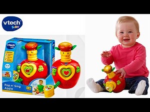 VTech musical Pop n Sing peek a boo Apple (Preloved Toy)