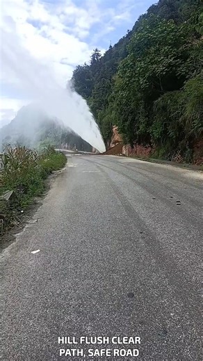 16K views · 29 reactions | Hill Flush Clear Path, Safe Road #SlopeSafety #MountainEngineering #CleanDrainage | YNP Media | Facebook