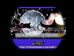 3D Christmas Santa HD Live Wallpaper