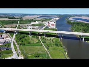 Environments: The Zilwaukee Bridge: Drone Footage (Saginaw, Michigan)