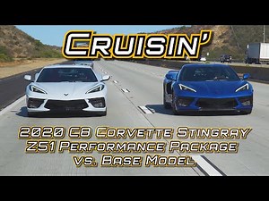 2020 C8 Corvette Stingray Z51 Performance Package Vs Base Model Review