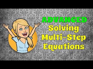 Solving Multi-Step Equations in FIVE Steps 🖤
