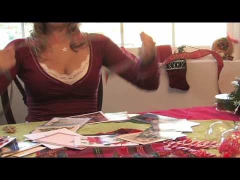 Christmas Crafts : How to Make a Christmas Card Wreath