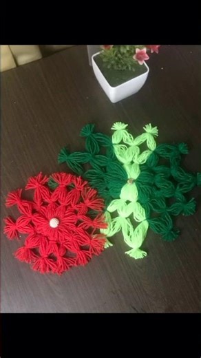 Wool table mat❄️#shorts