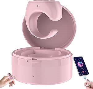 Fingertip Wireless Bluetooth Remote Control Ring, App Page Turner (Pink)