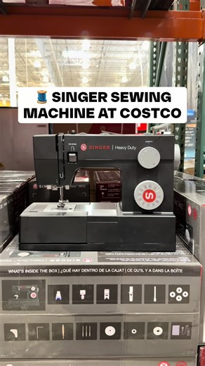 🧵 Singer Heavy Duty 8832 Sewing Machine is a solid Costco find if you want something powerful without feeling intimidating! This model is for thicker fabrics and everyday projects, with 110 stitch applications, a built-in needle threader, and a one-step buttonhole that actually makes setup feel manageable. 👏🏼 I also like that it comes with multiple presser feet so you can switch things up without needing extras, and it feels sturdy enough to handle regular use without fuss. Definitely a pract