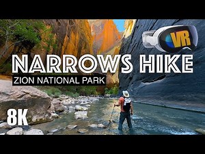 ZION NARROWS in 3D: Utah Virtual Hike [8K VR180]