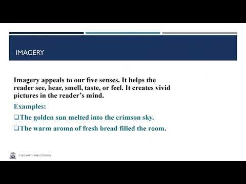 Class 9 to 12 (Topic : Poetic Devices)