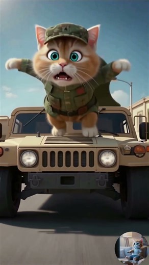 “Humanistic Cat’s Worst Army Day Ever 😼💣 #cat #catvideos #funny #meow #viral