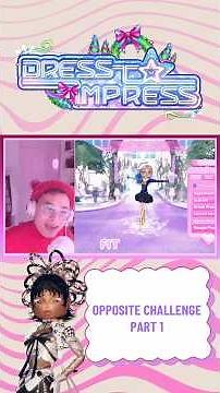 Dress to Impress roblox opposite theme challenge. whatever the theme is i have to do the opposite.