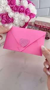 Made this tiny envelope again today — it’s a quick way to wrap a small gift and it always feels a bit more personal. #giftenvelope #valentineenvelope #papercraft #smallgiftideas #envelopecraft | Bloom&Craft
