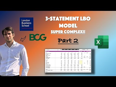 Making a complex 3-statement LBO model from scratch! done by LBS MBA and BCG consultant - Part 2