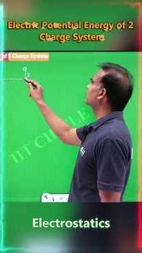 Electric Potential Energy of 2 Charge System | Electrostatics | JEE | NEET | CLASS 12