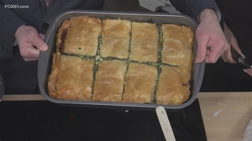 Making Greek Spanakopita with Mirsina's Restaurant | In The Kitchen