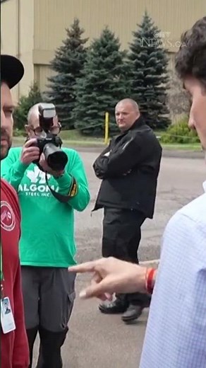 Trudeau has tense exchange with Algoma Steel worker in Ont.