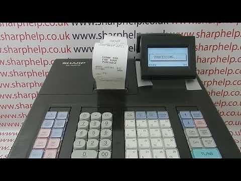 How To Reset All Totals On Sharp XEA207 / XE-207B / XE-A207-BK / XE-A207-Wh