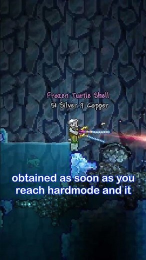 The TRUE DEFENSE of the Frozen Turtle Shell #terraria #tank #gaming