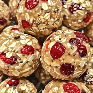 2.1K views | No-Bake Lemon Cranberry Energy Balls. #NoBakeDessert #LemonCranberry #HealthySnacks #EnergyBalls | Easy No Bake Cookies | Facebook