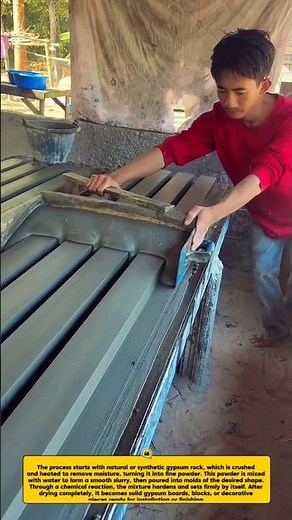 Gypsum Production Process – From Raw Material to Product 🧱✨