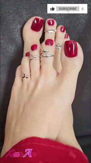 闪亮钻石脚美甲 ✨ | Sparkly Diamond Toe Nail Art #BlingBling #shorts