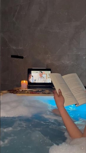 Bubble bath and relax🫧🛁🤍 jacuzzi time