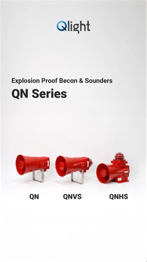 Innovation in Alarm and Signal on Instagram: "QN Series QN/QNVS/QNHS Explosion proof LED Signal Beacon and Electronic Sounder Max.123dB Ambient operating temperature : -40°C ≤ Tamb ≤ +70°C (T5) -40°C ≤ Tamb ≤ +55°C (T6) Sound volume QNHS - Max.118dB at 1m QNHS-H - Max.123dB at 1m (Volume adjustable) Explosion protection rating IECEx - Ex db IIC T6 Gb, IP66 Ex db IIC T5 Gb, IP66 ATEX - II 2G Ex db IIC T6 Gb, IP66 / II 2G Ex db IIC T5 Gb, IP66 KCs - Ex d IIC T5/T6 IP66 NEPSI, CCC - Ex db IIC T6 Gb