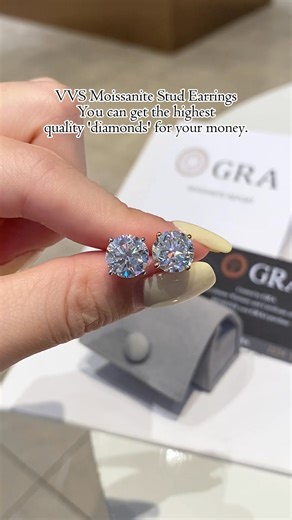 💎Butterfly-back or Screw-back ✨Unparalleled Brilliance, GRA Certified 🔥Fall Storewide Sale Starts Today ✅Get Your Sparkle Jewelry and Shop Now! | Delzzad