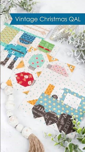 Sneak Peek for September! - Vintage Christmas Quilt Along by Lori Holt