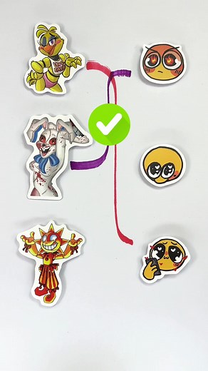 Emotion Selection for FNAF Character: Sun Drop Papercraft