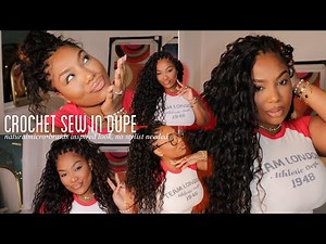 New Crochet Hair Extension Method + MICRO BRAID Dupe! Easy Ouchless DIY Install At Home