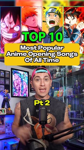 Dr. Applesauce on Instagram: "The Top 10 most popular anime opening theme songs ever #anime"