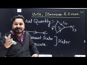 Units and Dimensions Revision Lecture-1