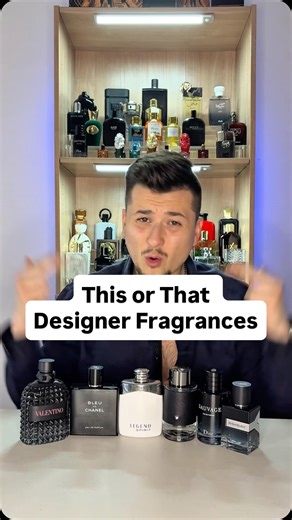 Fragrance Kyle on Instagram: "This or That — designer fragrance edition 👃🔥 I compared some of the most popular designer fragrances side by side to see how they stack up when smelled back to back. • YSL Y EDP vs Dior Sauvage • Montblanc Explorer vs Montblanc Legend Spirit • Valentino Uomo Born in Roma EDT vs Bleu de Chanel Fresh, clean, and woody styles competing to see which one really stands out in each matchup. #fragrancecommunity #mensfragrance #colognereview #fragrancecollection #instafrag