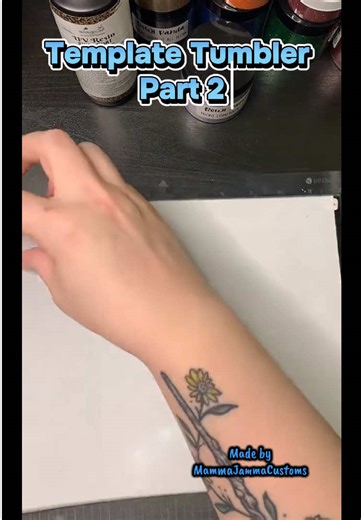 Template Tumbler Tutorial Part 2 🩵 Again this is how I do it, there are others out there who have different methods that work great too. I seal my glitter with Rustoleum 2x Clear before coating in epoxy free Hyperion until smooth. #tutorials #templatetumbler #glitter #library #epoxyfree Blank tumbler, Helios, Aurora & Hyperion from @Better Call Moll Craft Shop DC: JAMMA10 Template (I modified this one) and several of the glitters and foils I used are @The Cult Glitter Co DC: JAMMA10 Additional 