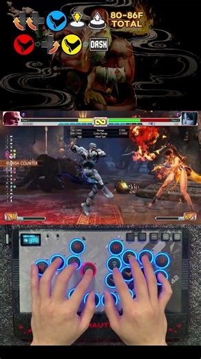 Dhalsim SA2 7090 DMG Combo - SF6 #streetfighter6 #sf6