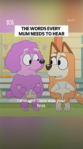 "You're doing great" 😭 Bluey - Stream now on ABC iview: http://ab.co/Bluey | ABC iview