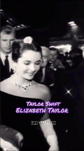 Taylor Swift Honours a Legend with a new Elizabeth Taylor MV 💜 #taylorswift #celebrity #shorts