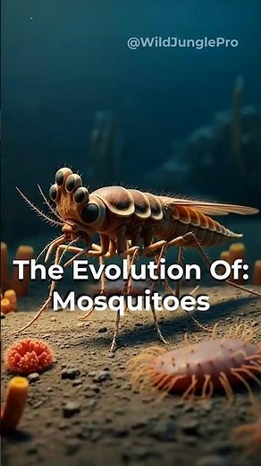 The Evolution of Mosquitoes 🦟 #evolution #wildjunglepro #InsectHistory #evolutionism