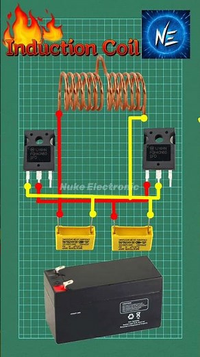 Diy Induction Heater Coil Circuit | how to make induction heater | Using 40N60 IGBT Transistor