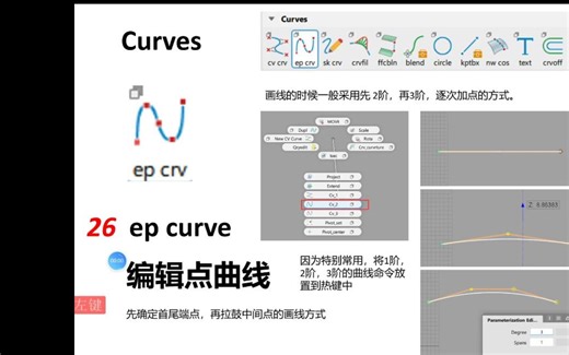 Alias 基础命令 120讲  ep curve