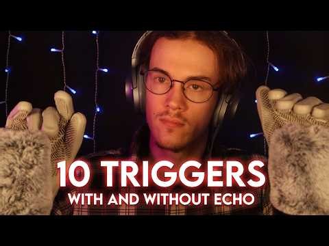 ASMR | 10 Triggers For Sleep (With And Without Audio Effects)