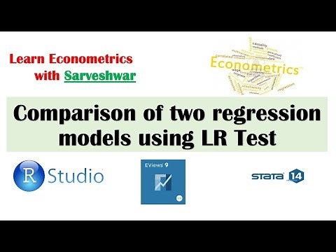 Comparison of two regression models using Likelihood Ratio test