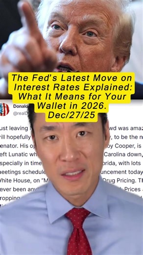 The Fed’s Latest Move on Interest Rates Explained: What It Means for Your Wallet in 2026. #InterestRates #Inflation #FederalReserve #EconomicOutlook #ConsumerNews